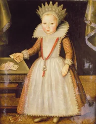 Lady Diana Russell as a Child